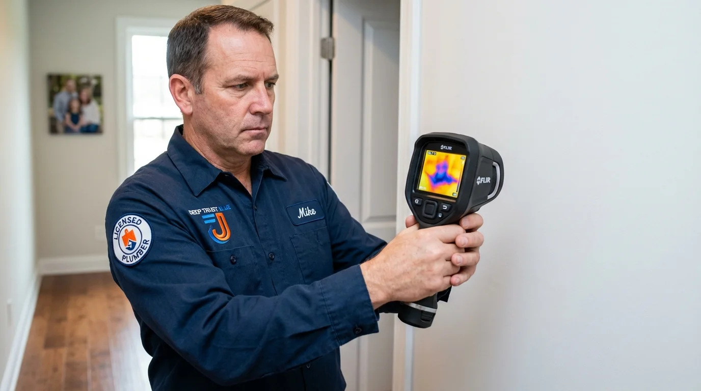 Thermal imaging leak detection by Johns Plumbing LLC in Wheat Ridge